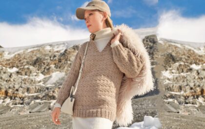 вязаный пуловер