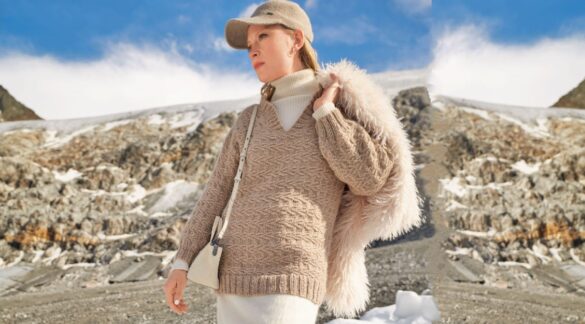 вязаный пуловер