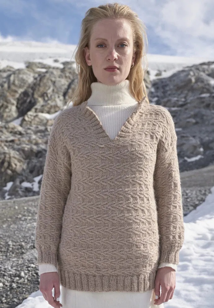 вязаный пуловер