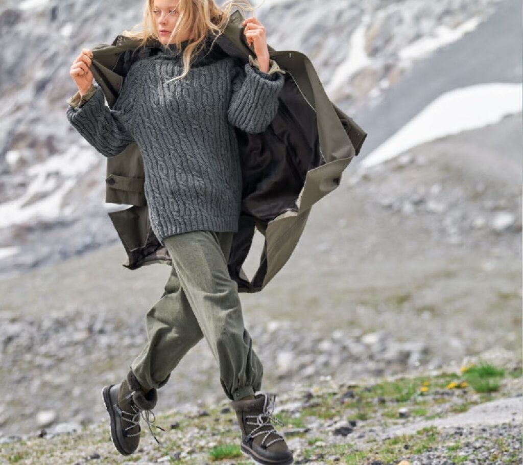 вязаный пуловер