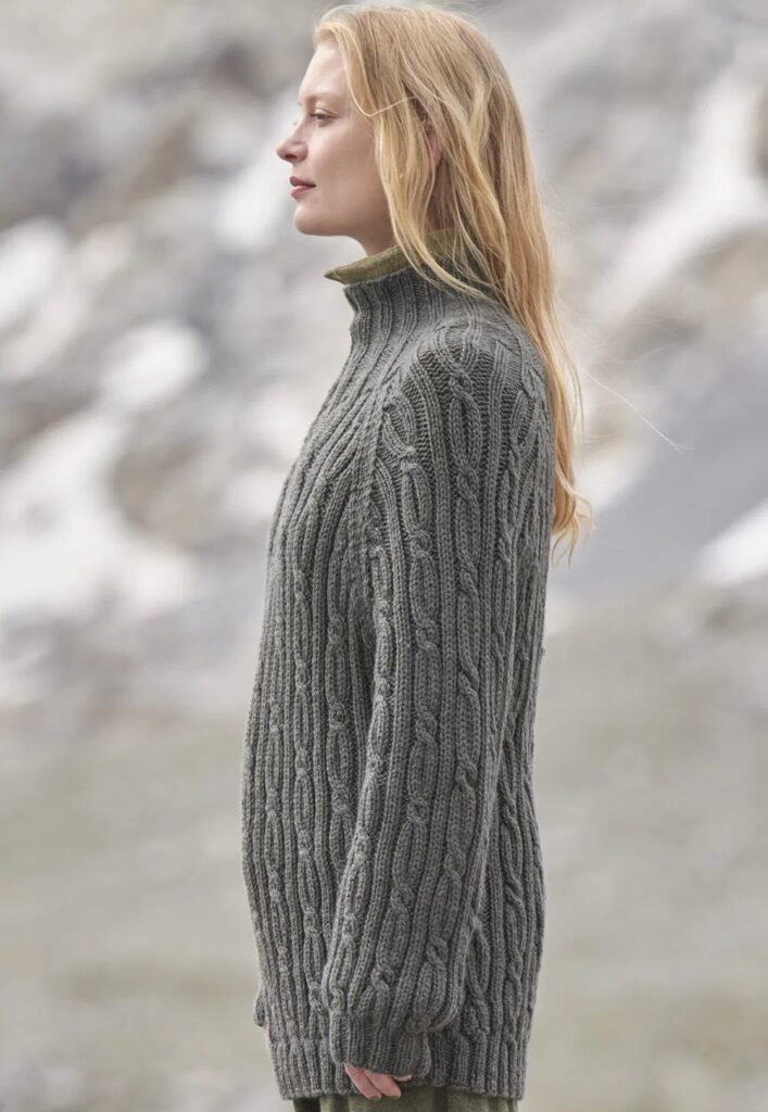 вязаный пуловер