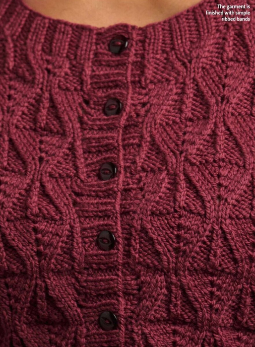 вязаный жакет