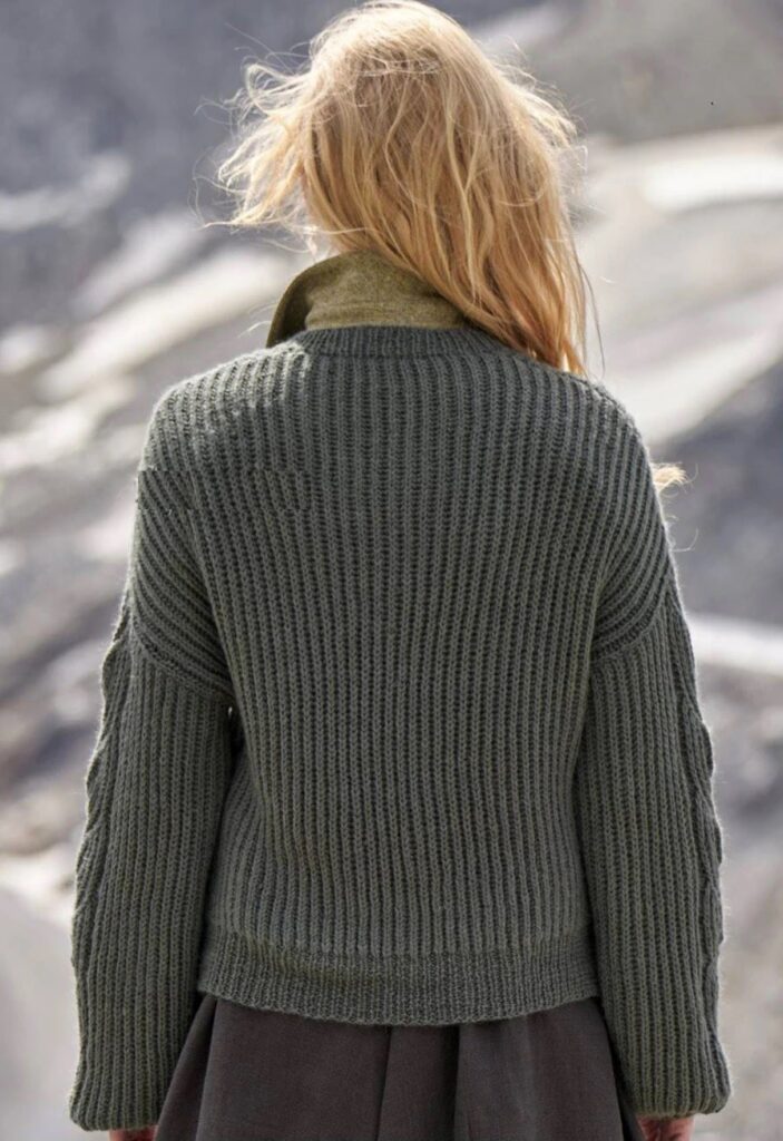 вязаный жакет