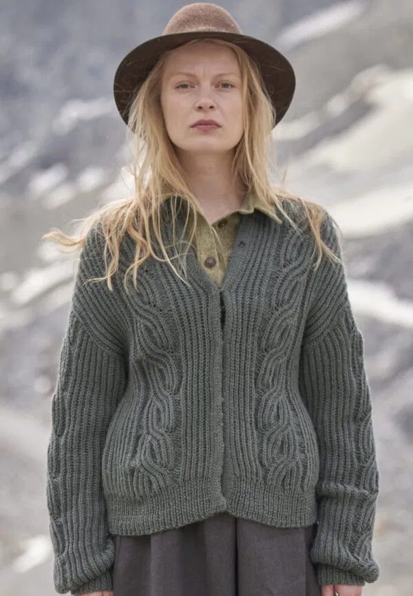 вязаный жакет