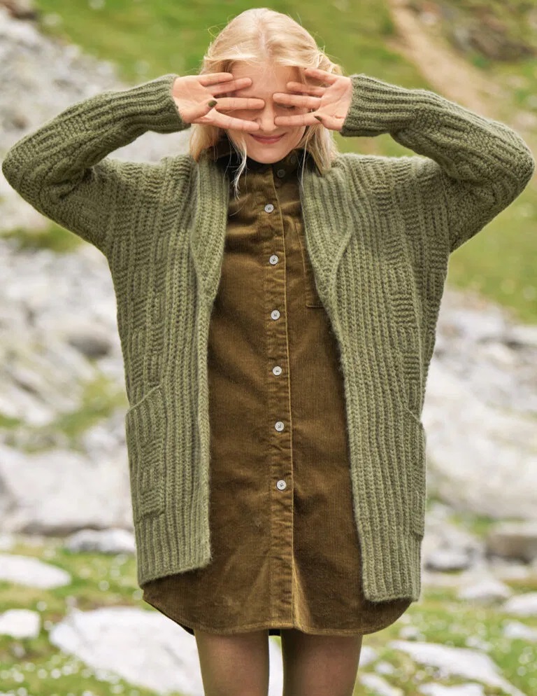 вязаный кардиган