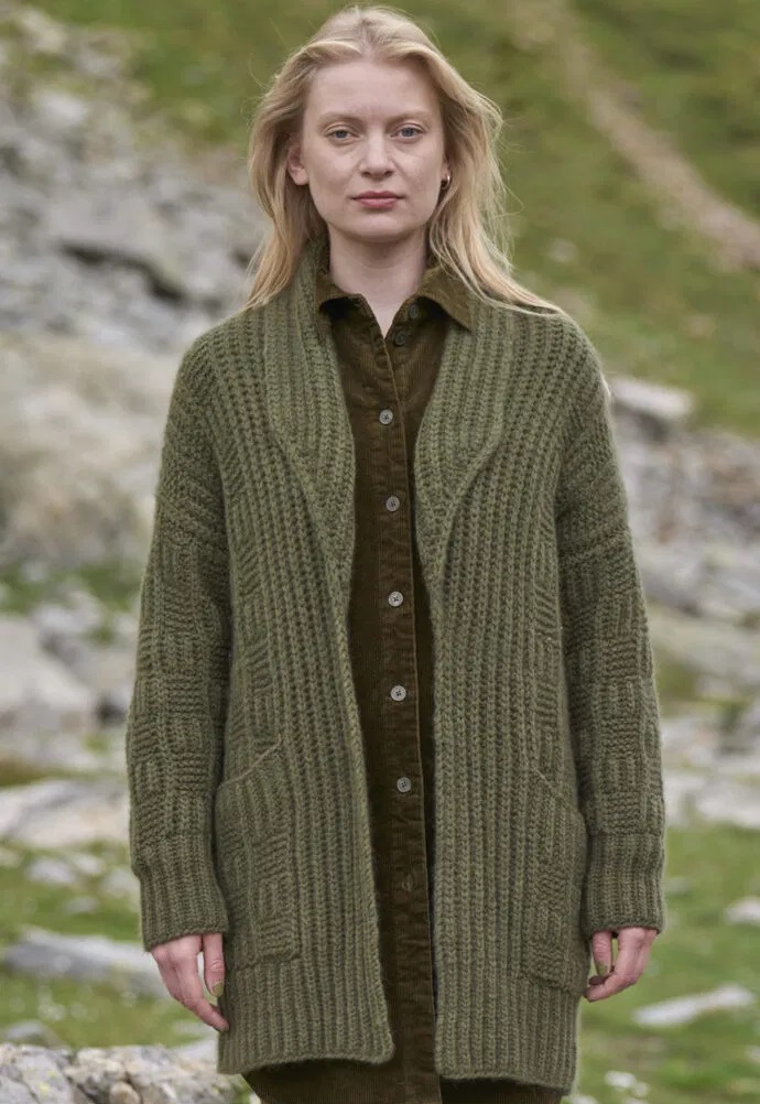 вязаный кардиган