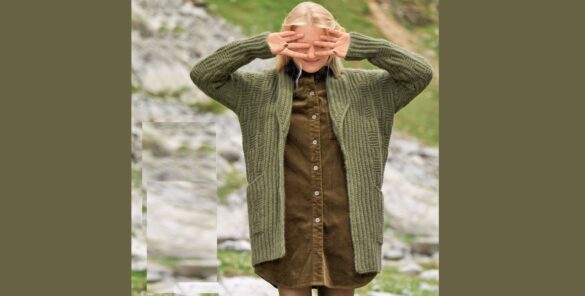 вязаный кардиган