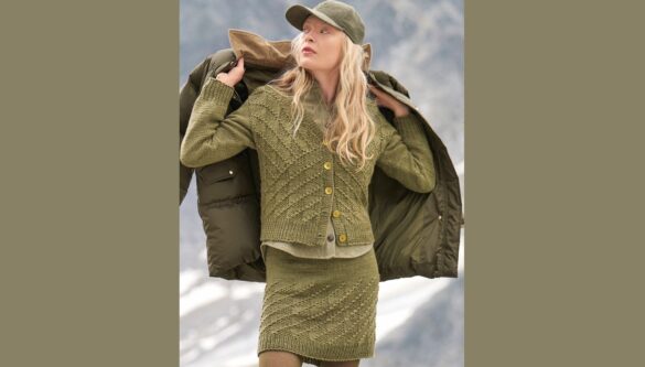 вязаный кардиган