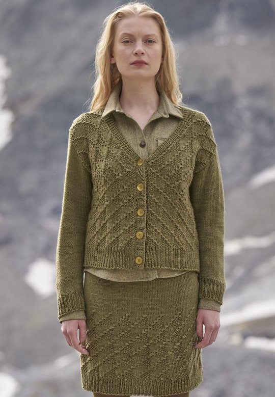 вязаный кардиган