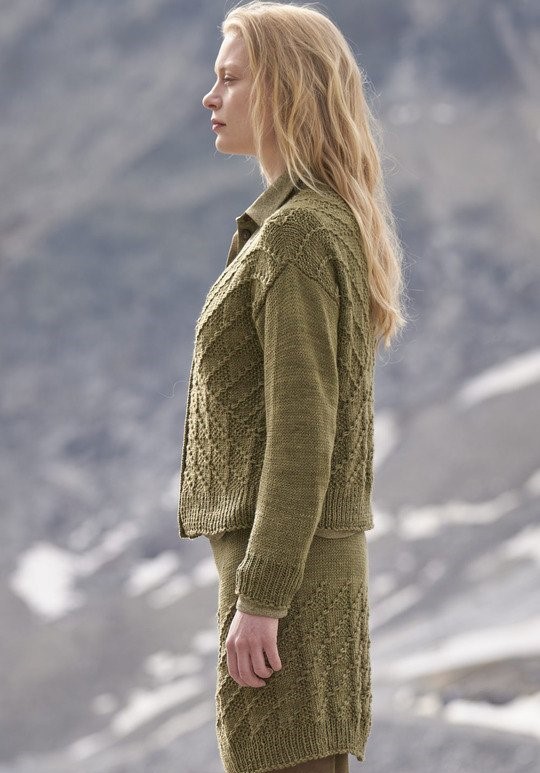 вязаный кардиган