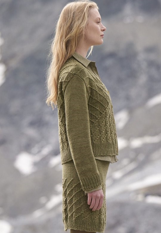 вязаный кардиган