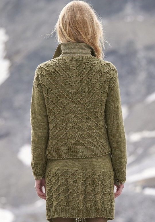 вязаный кардиган