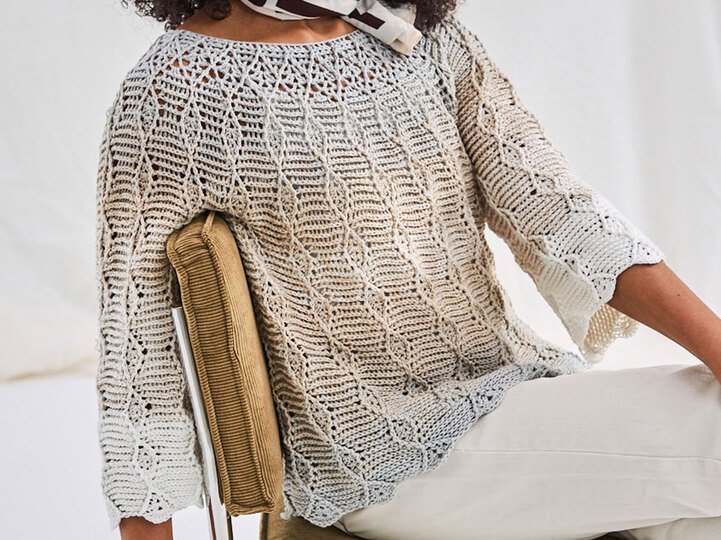 вязаный пуловер