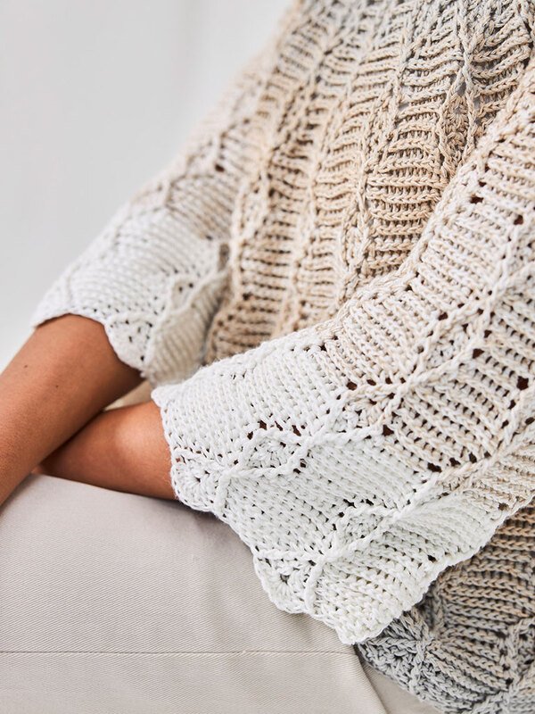 вязаный пуловер