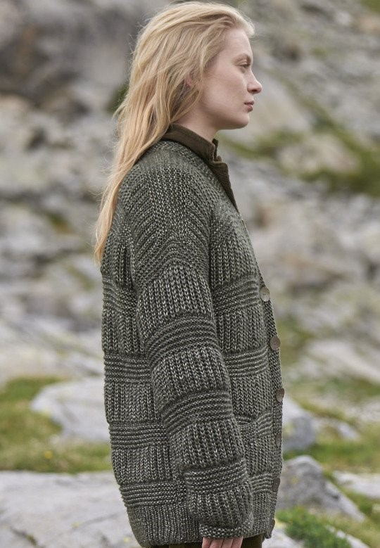 вязаный кардиган