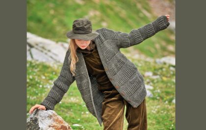 вязаный кардиган