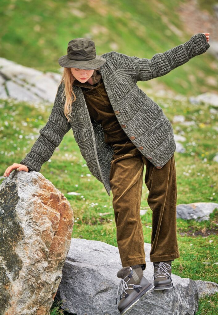 вязаный кардиган