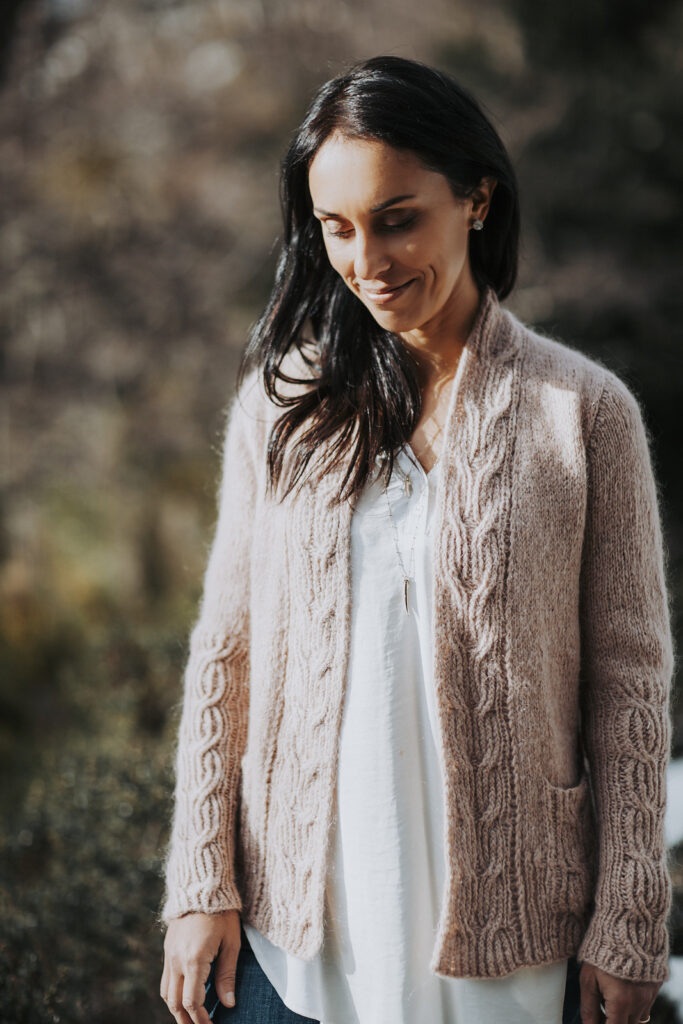 вязаный кардиган