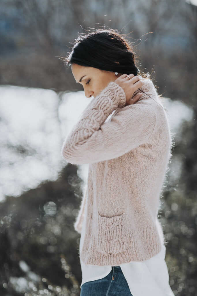 вязаный кардиган