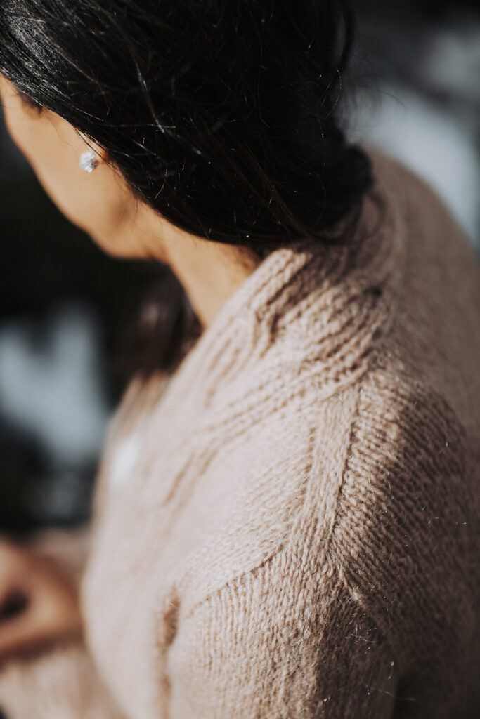 вязаный кардиган