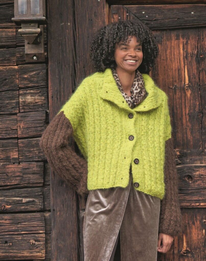 вязаный кардиган