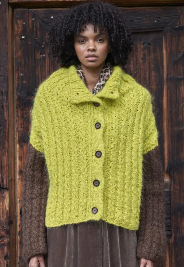 вязаный кардиган