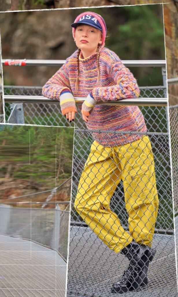 вязаный пуловер