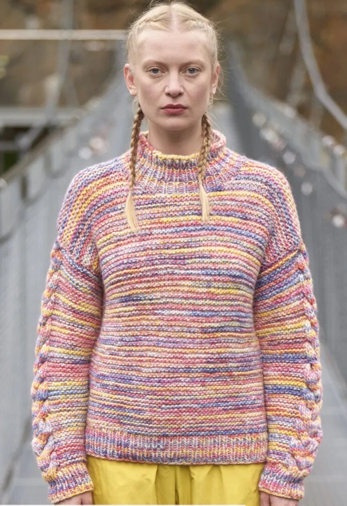 вязаный пуловер