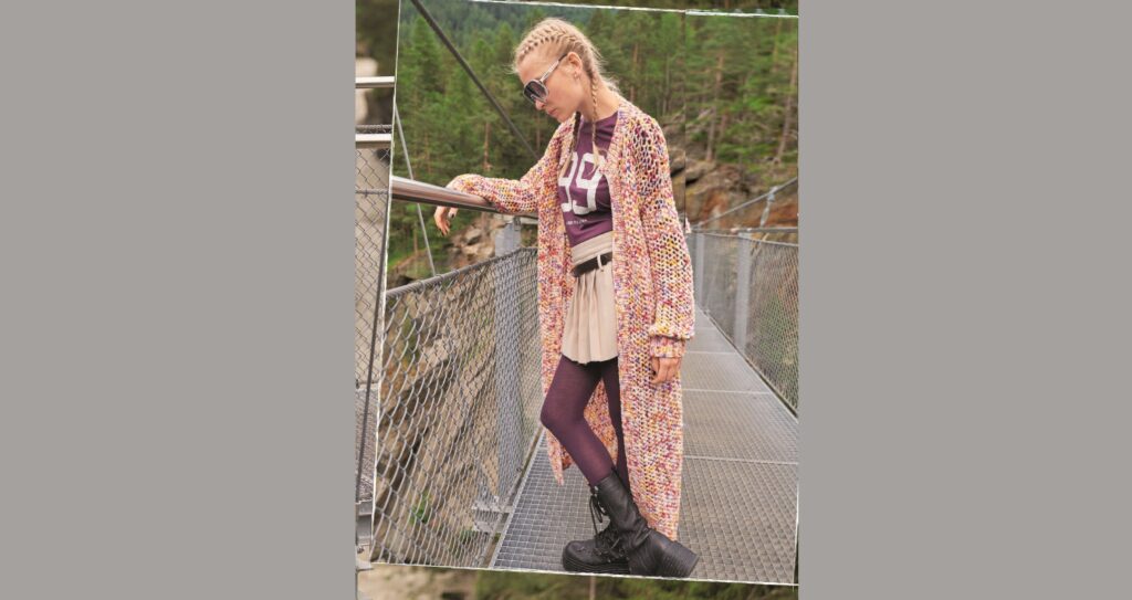 Меланжевое пальто BERLIN