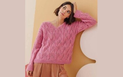 вязаный пуловер