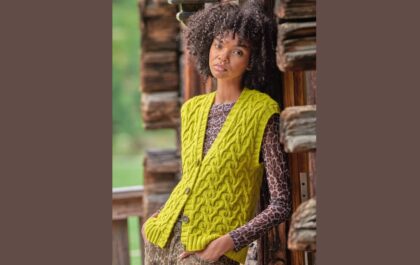 вязаный жилет