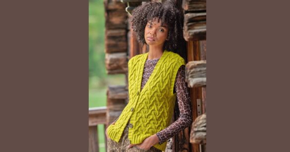 вязаный жилет