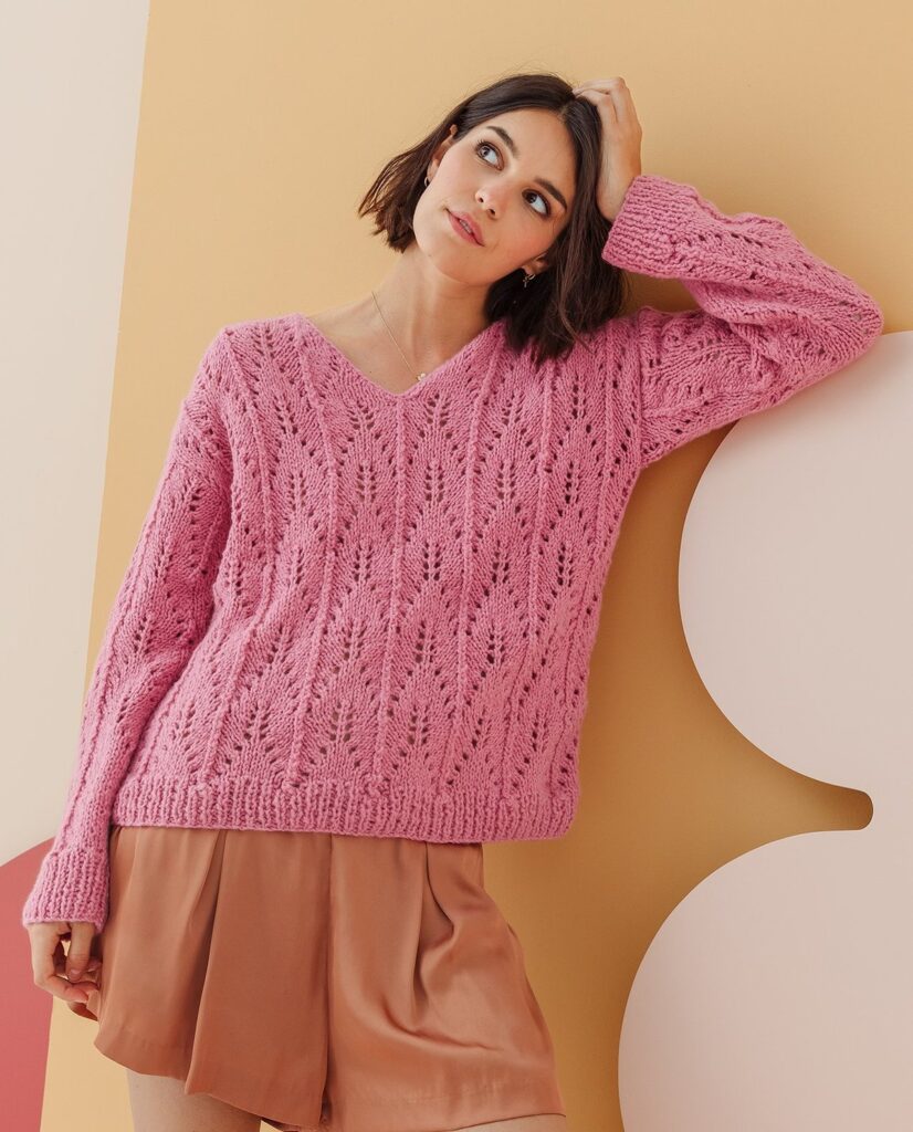 вязаный пуловер