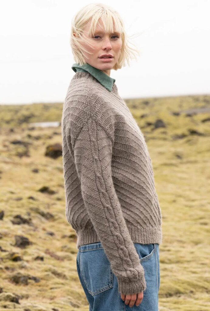 вязаный пуловер