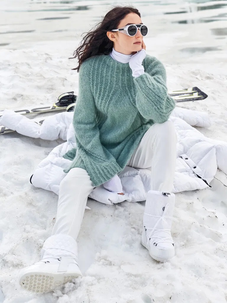 вязаный пуловер