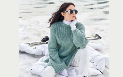 вязаный пуловер