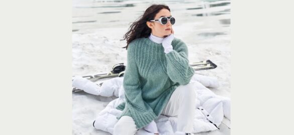 вязаный пуловер