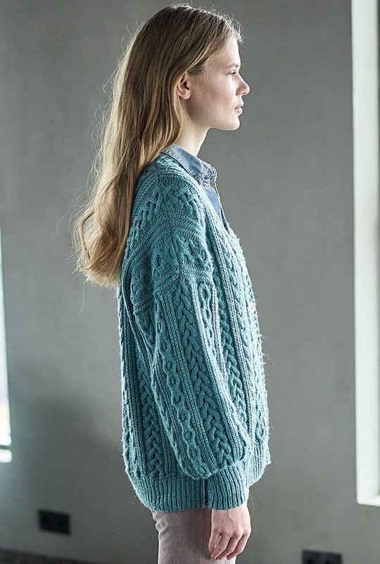 вязаный кардиган