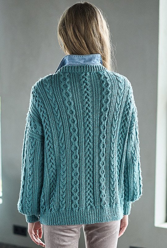 вязаный кардиган