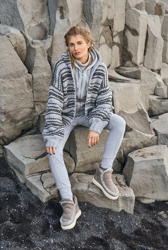 вязаный кардиган