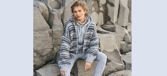 вязаный кардиган