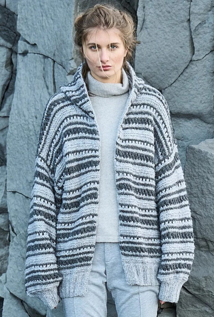 вязаный кардиган