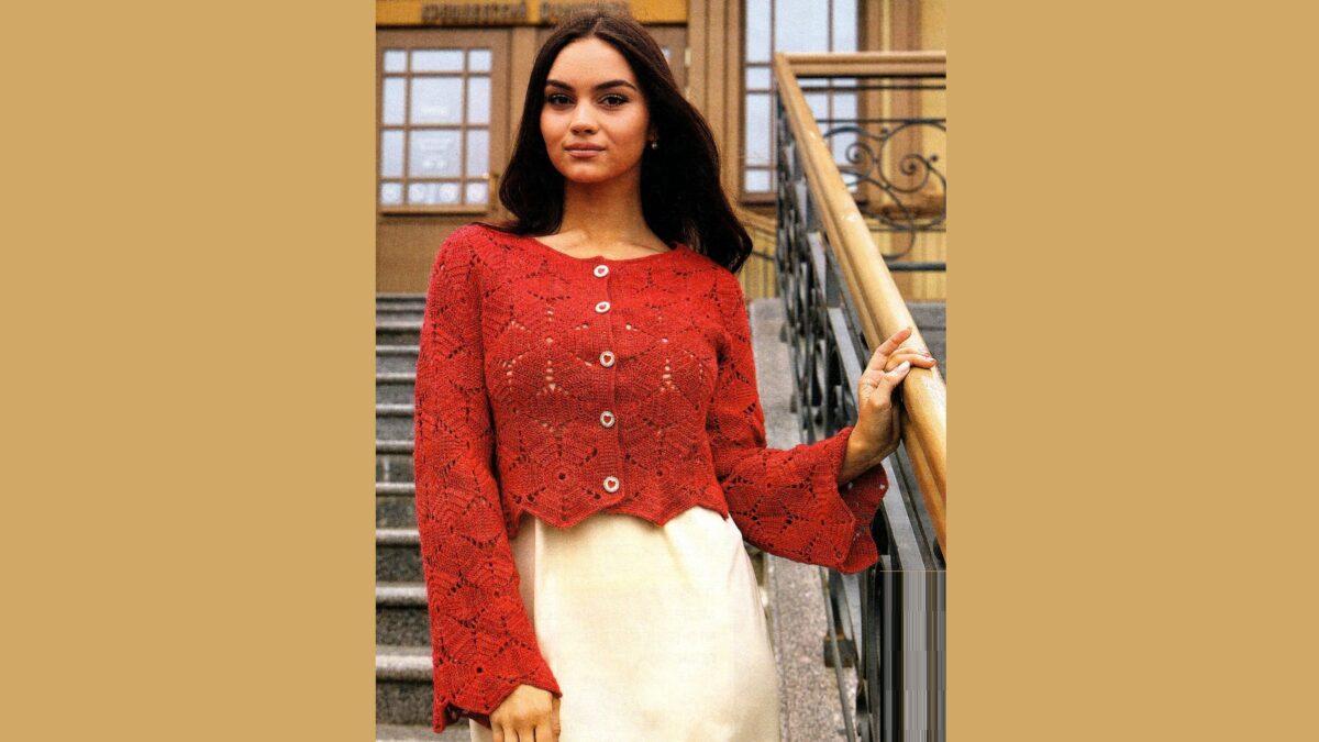 Жакет из шестиугольников