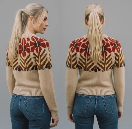 вязаный пуловер