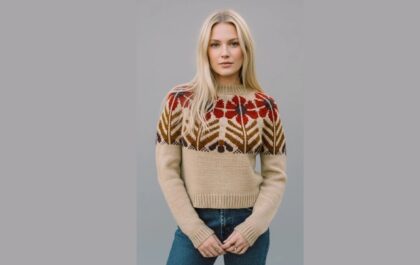 вязаный пуловер