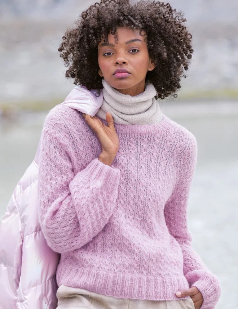 вязаный пуловер