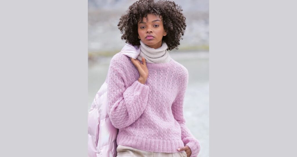  Пуловер со структурными узорами BUCKY