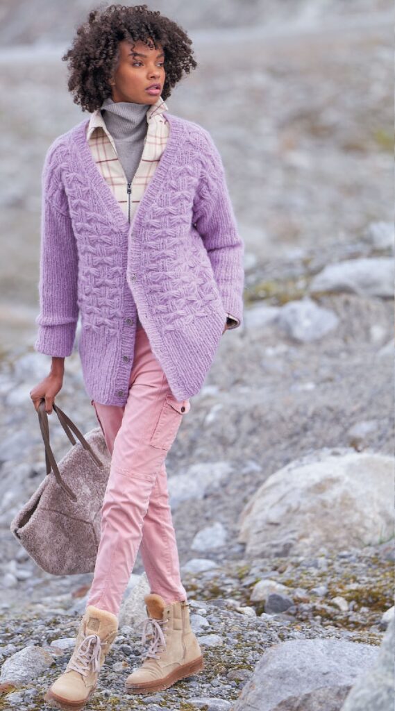 вязаный кардиган