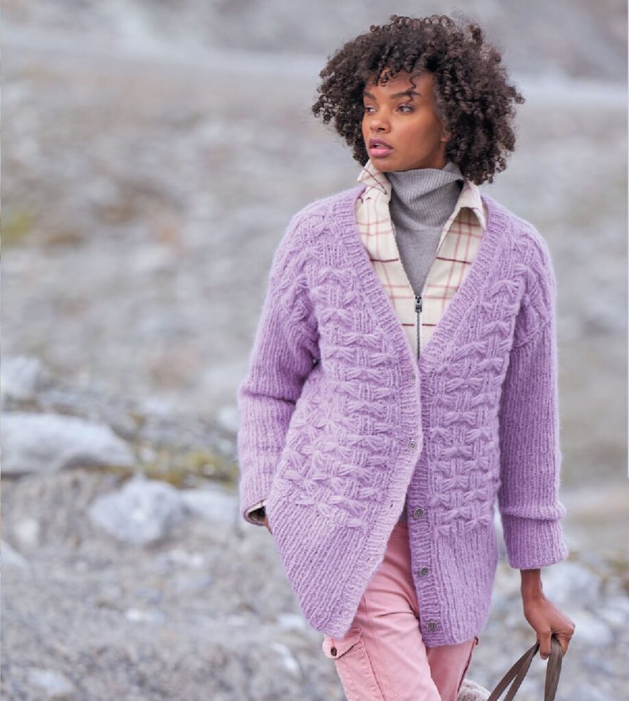 вязаный кардиган