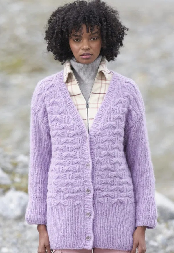 вязаный кардиган